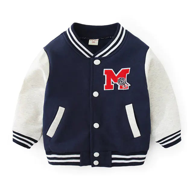 Boys' Baseball Jackets - Casual Sportswear for Kids