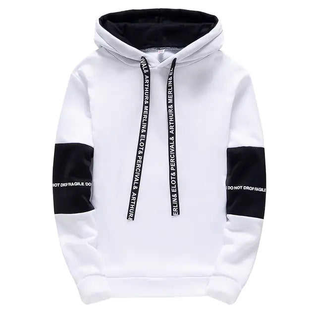 Men's Hooded Tracksuit Set for Autumn Winter Wear