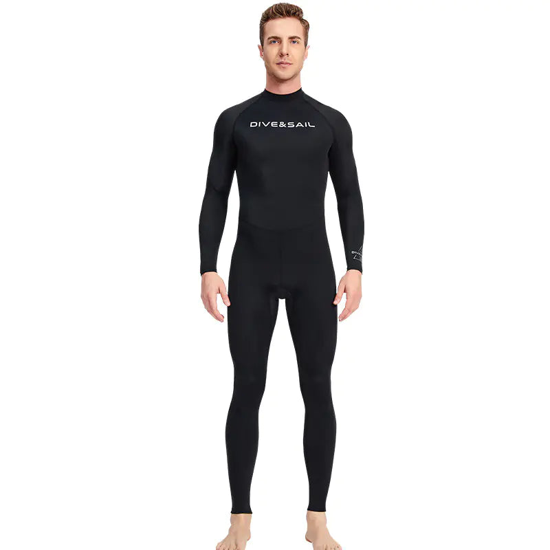 Men's Quick-Drying One-Piece Sunscreen Diving Suit