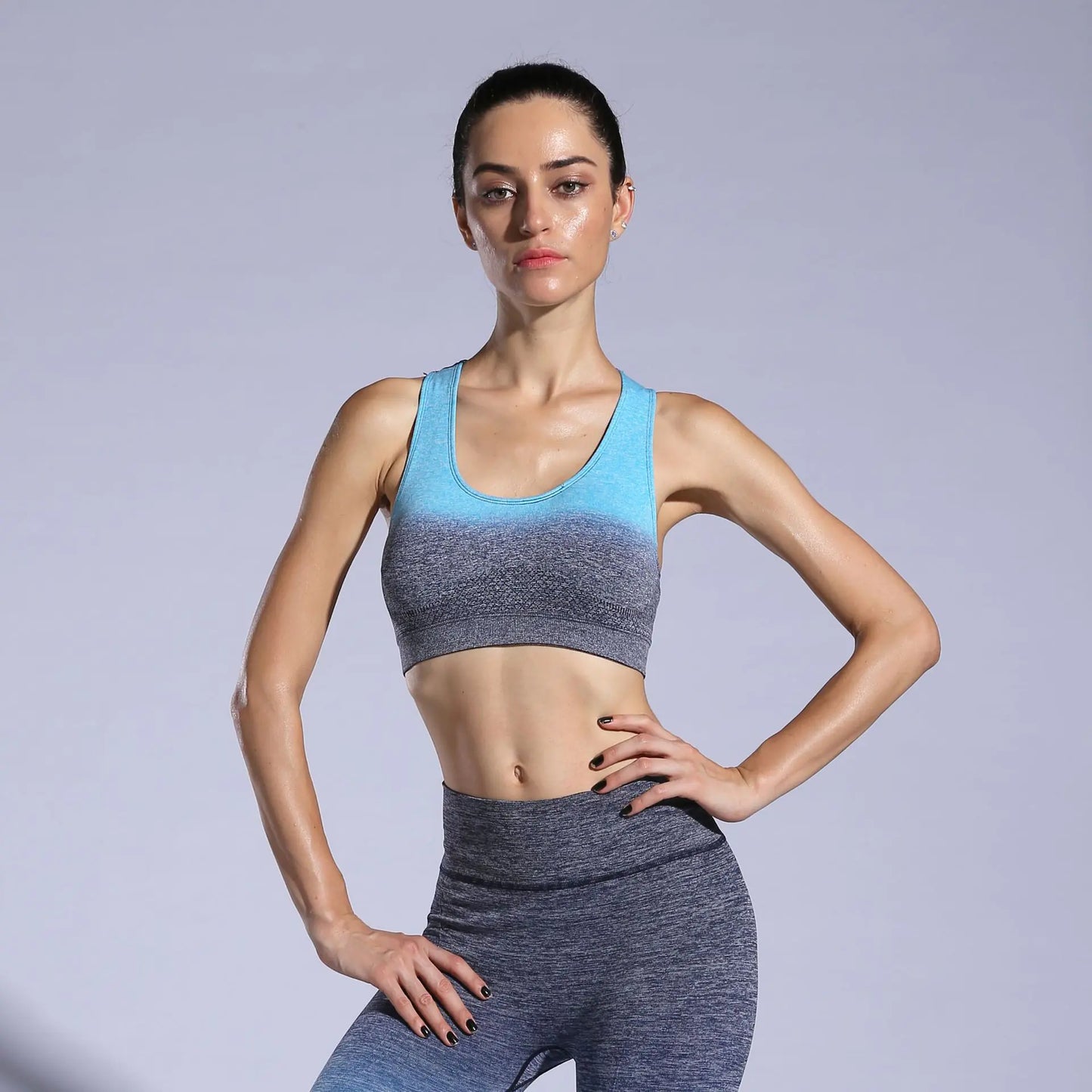 Breathable Yoga Bra and Pants Set