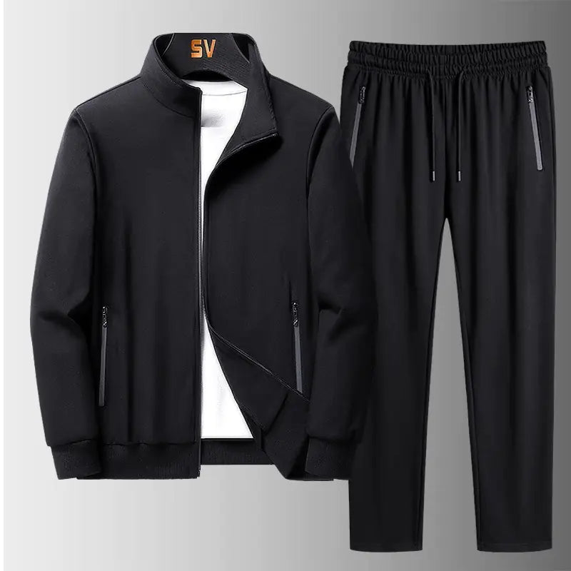 Men's Two-Piece Sportswear for Spring and Autumn