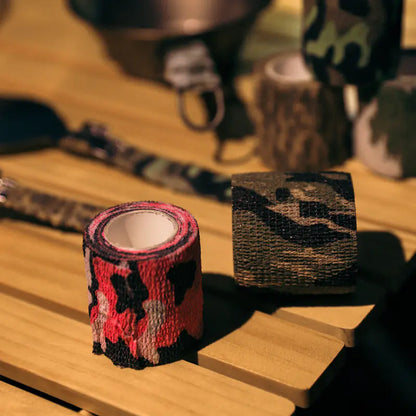 Outdoor Camouflage Self-Adhesive Elastic Tape Strips