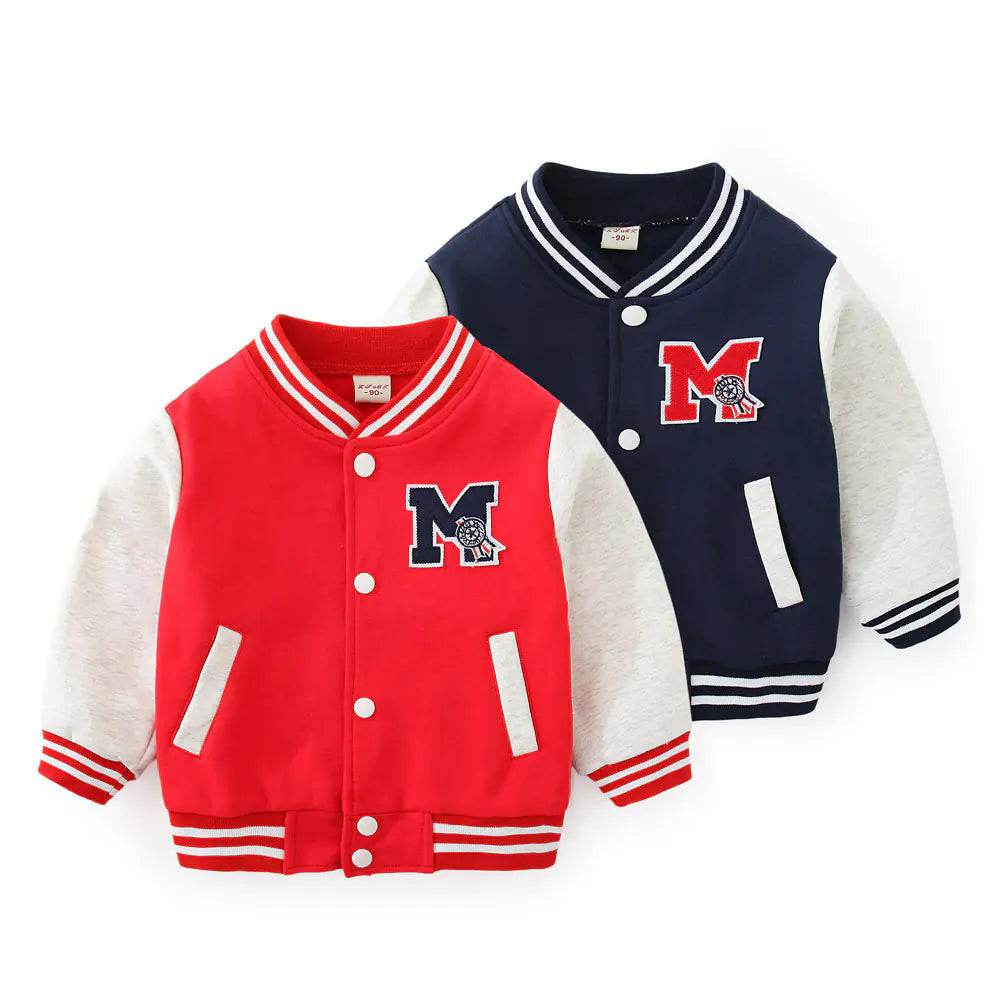 Boys' Baseball Jackets - Casual Sportswear for Kids