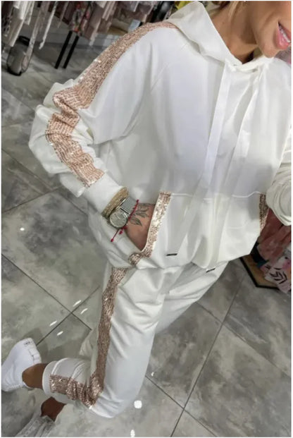 Sports Hoodie & Sweatpants Set