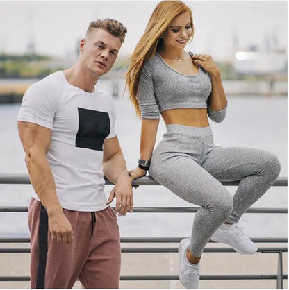 Breathable Slim Fit Sportswear Set for Fitness