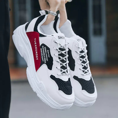 Men's Casual Sport Sneakers - Trendy Dad Shoes