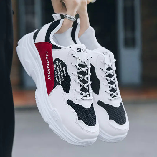 Men's Casual Sport Sneakers - Trendy Dad Shoes