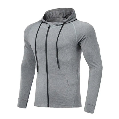 Men's Long-sleeved Stretch Fitness Training Suit