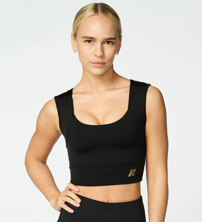 Lace-Up Yoga Sports Bra
