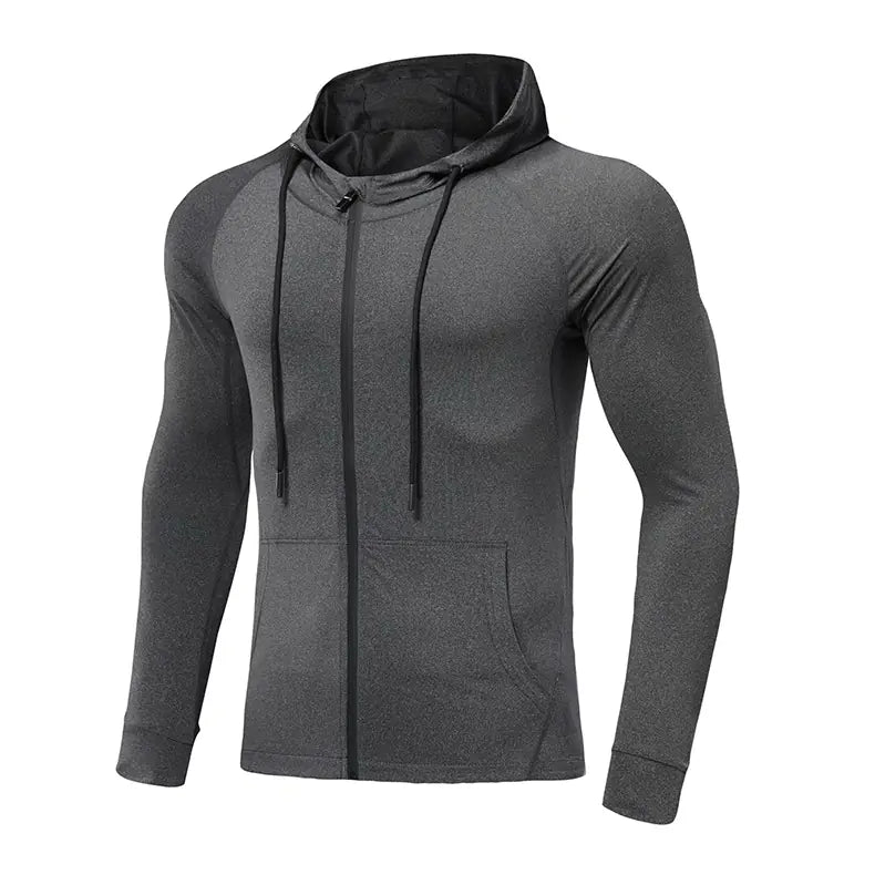Men's Long-sleeved Stretch Fitness Training Suit