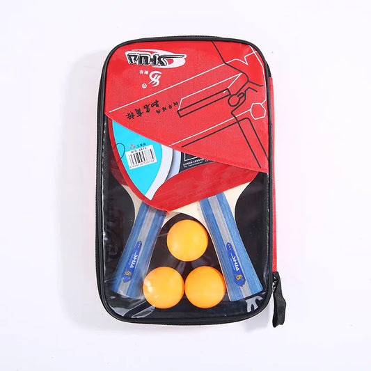 Shuhua 3878 Table Tennis Racket Set with 3 Balls