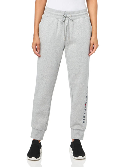 Tommy Hilfiger Womens Sportswear Jogger Pants Stone Grey Heather X-Small