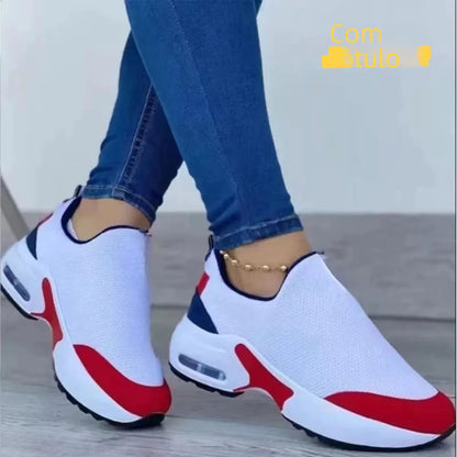 Women's Breathable Mesh Slip-On Sport Shoes