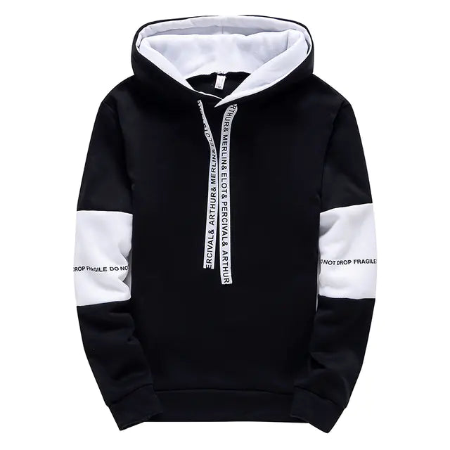 Men's Hooded Tracksuit Set for Autumn Winter Wear