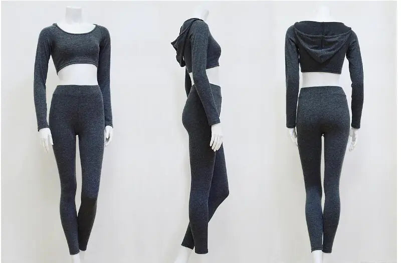 Breathable Slim Fit Sportswear Set for Fitness