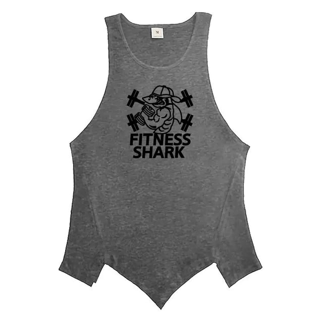 Breathable Loose Cotton Men's Gym Vest for Casual Wear