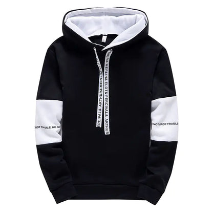 Men's Hooded Tracksuit Set for Autumn Winter Wear