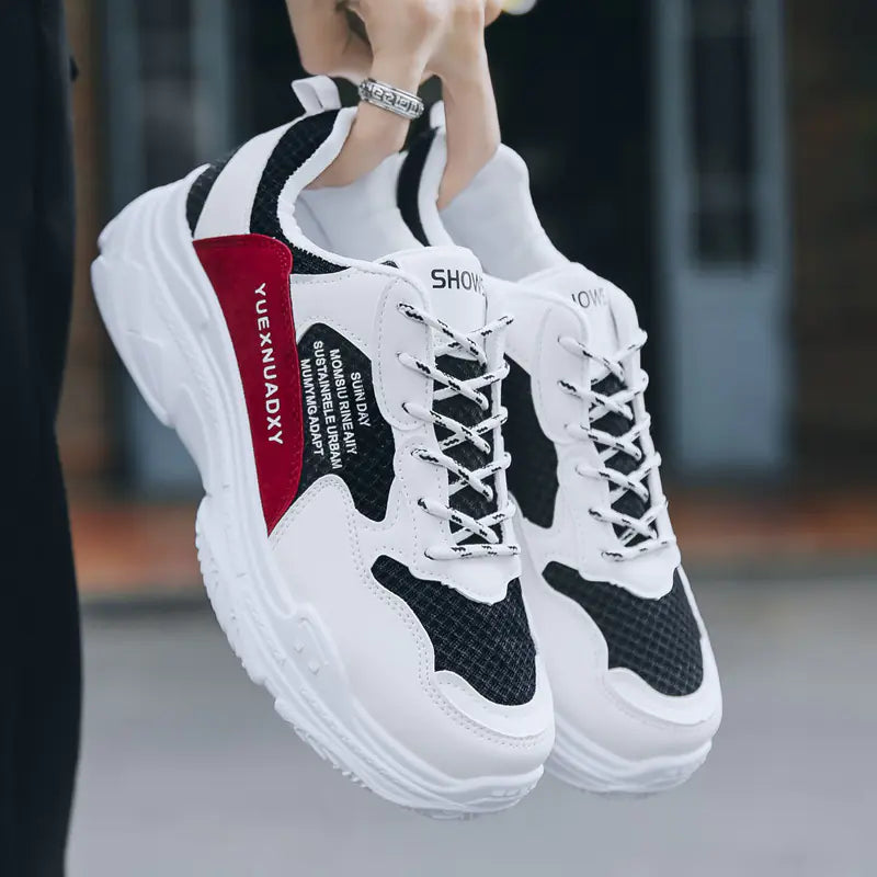 Men's Casual Sport Sneakers - Trendy Dad Shoes