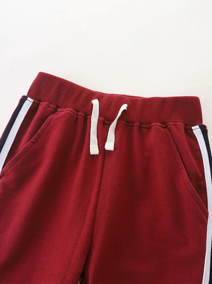 Striped Casual Sports Sweatpants for Girls