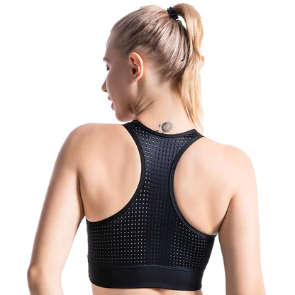 Lace Sports Bra for Running and Yoga - Breathable Design