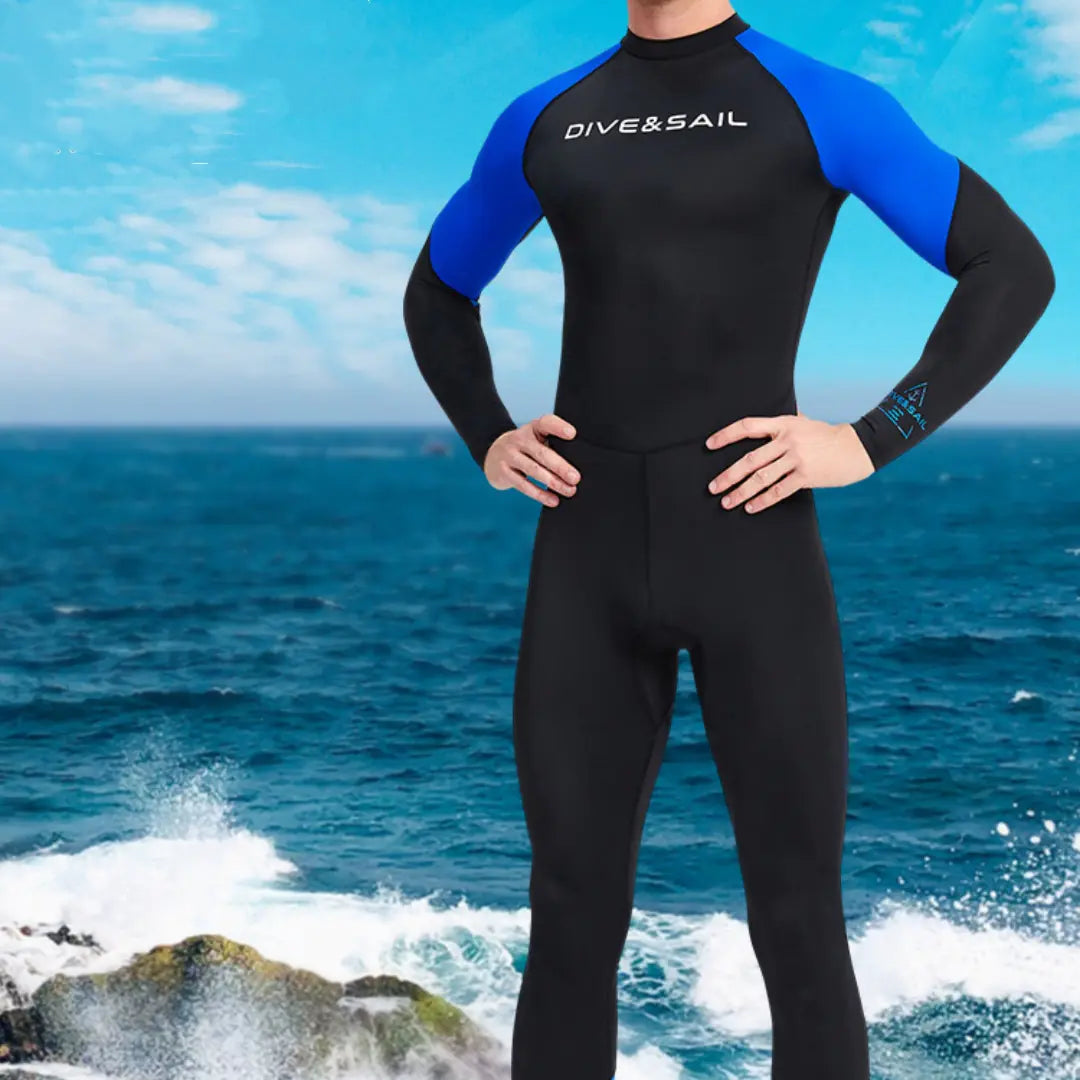 Men's Quick-Drying One-Piece Sunscreen Diving Suit