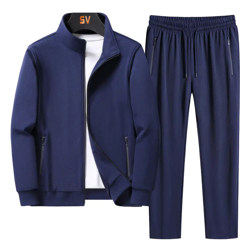 Men's Two-Piece Sportswear for Spring and Autumn
