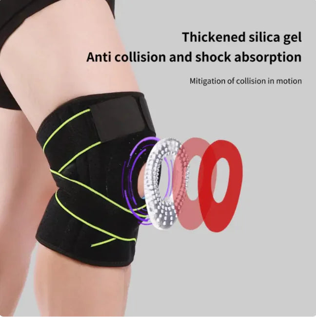 Adjustable Breathable Silicone Knee Support Pad