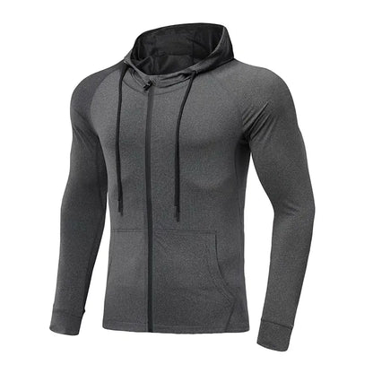 Men's Long-sleeved Stretch Fitness Training Suit