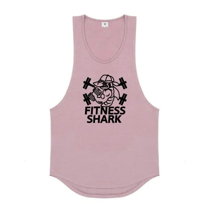 Breathable Loose Cotton Men's Gym Vest for Casual Wear