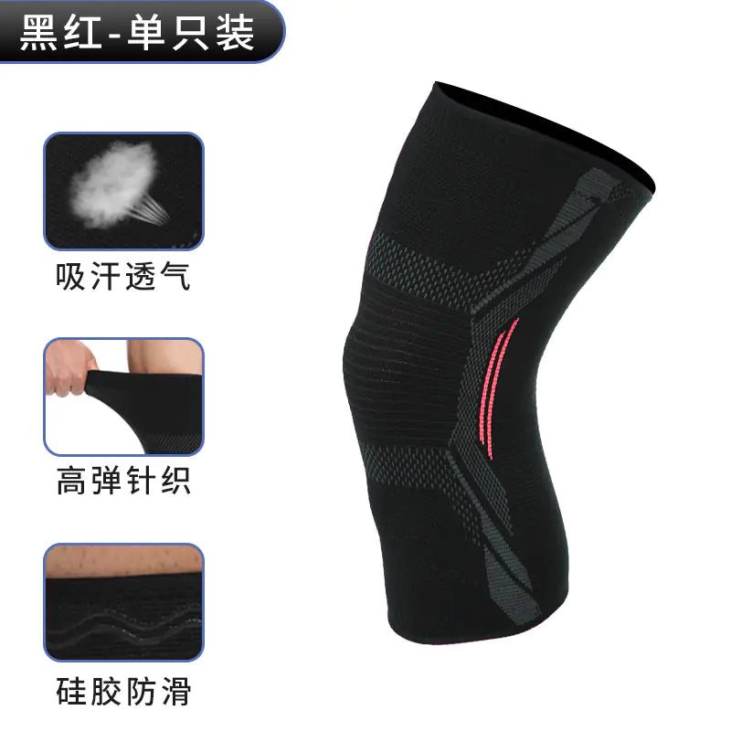 Men's Breathable Knitted Basketball Knee Pads for Sports