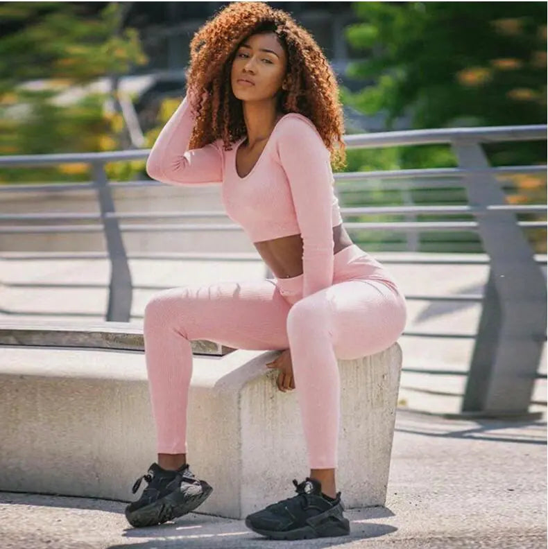 Breathable Slim Fit Sportswear Set for Fitness