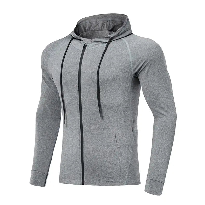 Men's Long-sleeved Stretch Fitness Training Suit