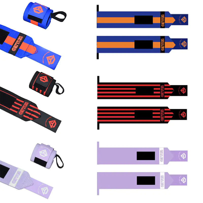 Valeo Sports Wrist Wraps for Weightlifting and Support