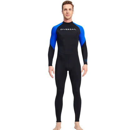 Men's Quick-Drying One-Piece Sunscreen Diving Suit