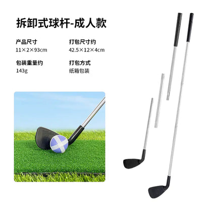 Children's Golf Set with Metal Clubs for Outdoor Fun
