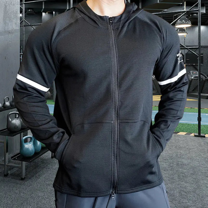Hooded Team Sportswear Jacket for Autumn and Winter