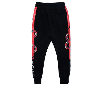 Coral Snake Gothic Font Sports Sweatpants for Casual Wear