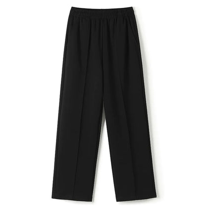 Women's High Waist Wide Leg Sweatpants, Mid-Line, Sports Casual Jogger Pants